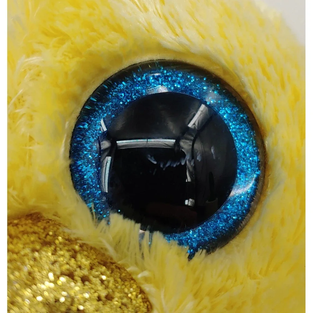 Ty Beanie Boos Megg The Chick With Rainbow Glitter Eggshell 9
